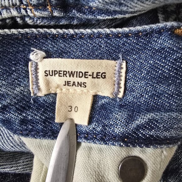 Madewell Superwide-Leg Jeans: Airy Denim Edition 30 Standard - Picture 6 of 7